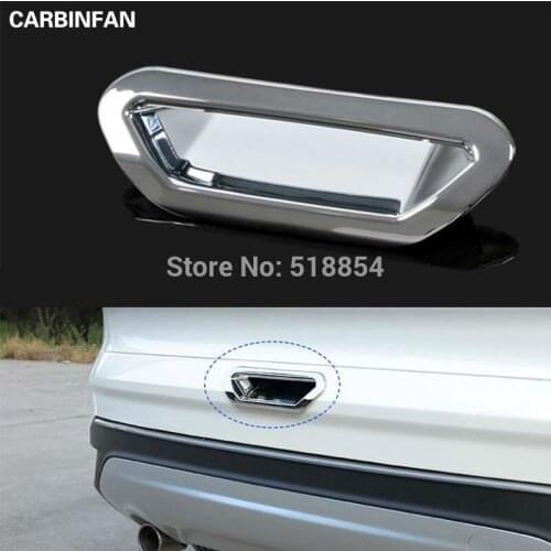FIT FOR 2013 2014 2015 2016 2017 FORD ESCAPE KUGA CHROME REAR BOOT TRUNK DOOR HANDLE BOWL TAILGATE TRIM COVER MOLDING GARNISH