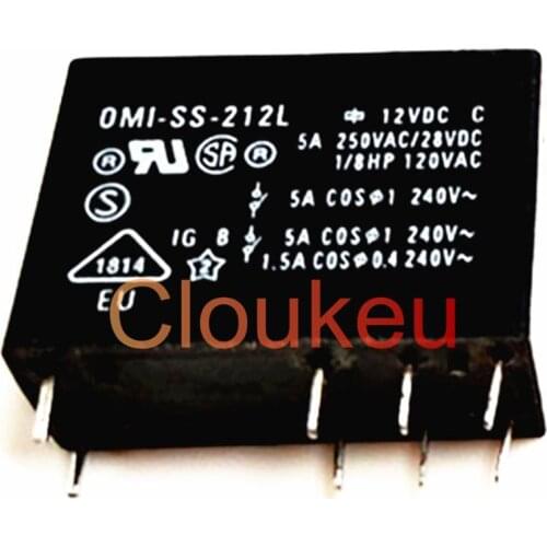 Relay OMI-SS-212L 224L 12V 24V 5A 8pin