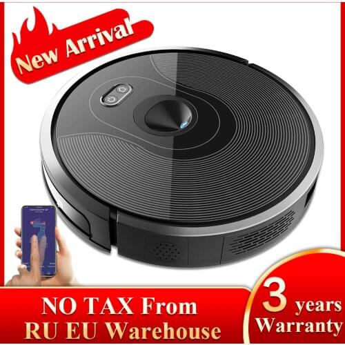 Robot Vacuum Cleaner ABIR X6, 4000pa Suction, Visual Triple Naivgation ,Smart Wet Mopping, Ideal for Pet Hair Carpet