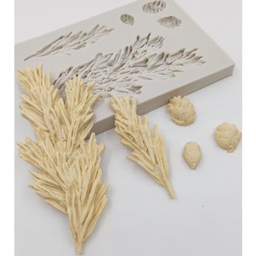 Minsunbak Leaf Shape Silicon Mold Fruit Fondant Chocolate Gumpaste Baking Tools DIY Cake Decoration