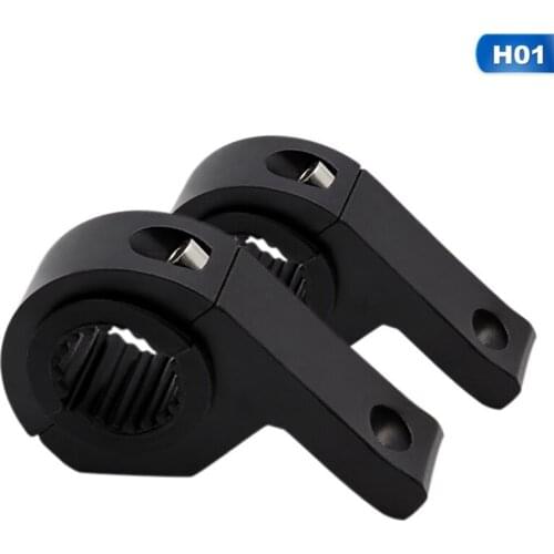 Universal 2pcs Mount Bracket Fog Driving Light Spotlight Clamp Bracket 15-30mm for Car Motorcycle Crash Bar Guard