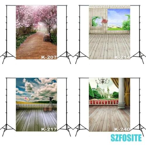 Spring Grass Blue Sky Architecture Flowers Photography Theme Backdrop Family Room Decoration Kids Take Photos Scenery Background