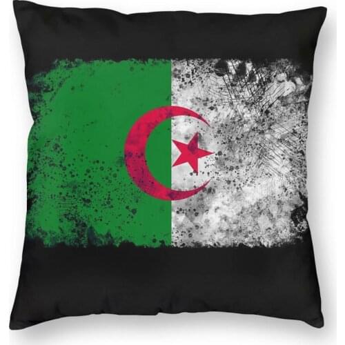 Vintage Algeria Flag Throw Pillow Cover Decorative Pillow Awesome Pillowcase