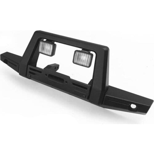 Traxxas trx-4 upgrade parts metal knight bumper with spotlight assembly for 1/10 rc crawler trx4 D110 model car