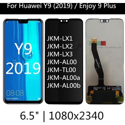 6.5" FOR Huawei Y9 Enjoy 9 Plus LCD Display Touch Screen Digitizer Assembly For Huawei Y6p 2020 JKM-LX1 LX2 LX3 ,JKM-AL00 LCD