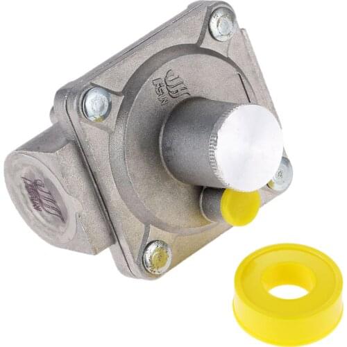 1set 1/2" NPT Natural Gas Low Pressure Regulator 5" Water Column Range High BTU Regulators with 1Pc Gas Line Pipe Thread Tape