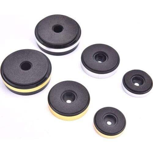 12pcs Speaker Spikes Stand Feets Shock Absorption Damping For Audio Stereo Speakers Amplifier Feet Pad