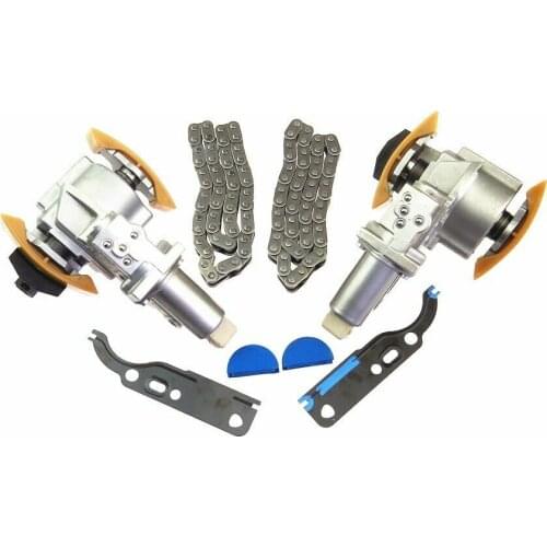 6Pcs V8 4.2L Timing Chain Tensioner Camshaft Adjuster Kit For Audi A6 A8 RS6 S6 VW 077 109 087P 077109088P 058109229B 058198217
