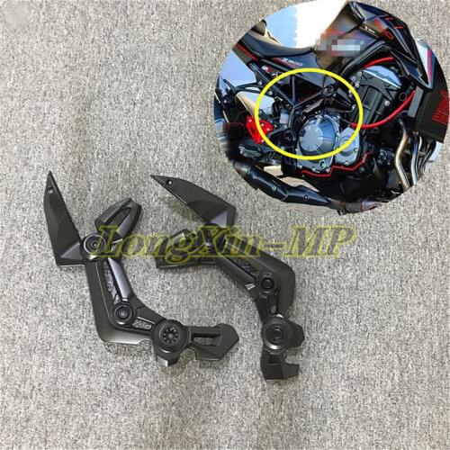 Motorcycle Accessories Engine Side Panel Front Side Trim Frame Body Cover Panel Fairing for Kawasaki Z900 2017-2019 ABS