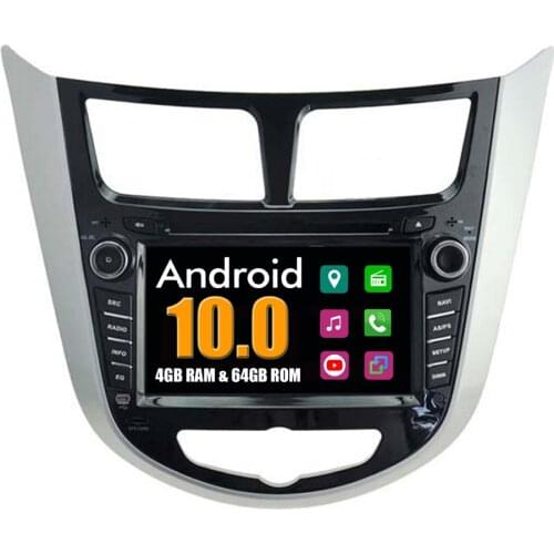 RoverOne Car Multimedia Player For Hyundai Verna Solaris Accent I25 Android 10.0 Touch Screen Radio Stereo DVD GPS Head Unit