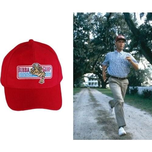 Bubba/Forrest Gump Shrimp Co.Adult Baseball Cap Company Red Baseball Cap Hat Wholesale New Arrival