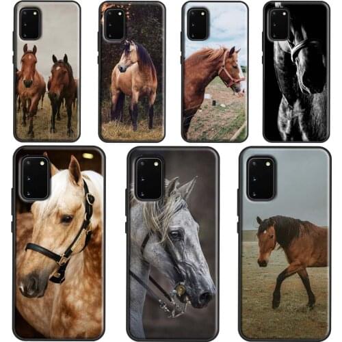Horse Animal Cover Case For Samsung Galaxy S20 FE S21 Ultra Note 20 Note 10 Plus S10e S8 S9 S10 Plus