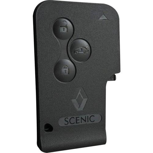 3-Button Remote SMART Card Key Housing Case Cover For Renault Scenic 2 3