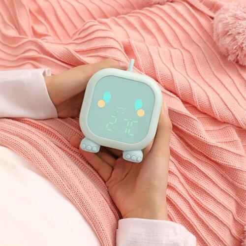 Kids Alarm Clock Cute Dinosaur Digital Alarm Clock for Kids Bedside Clock Childrens Sleep Trainier WakeUp Light and Night Light
