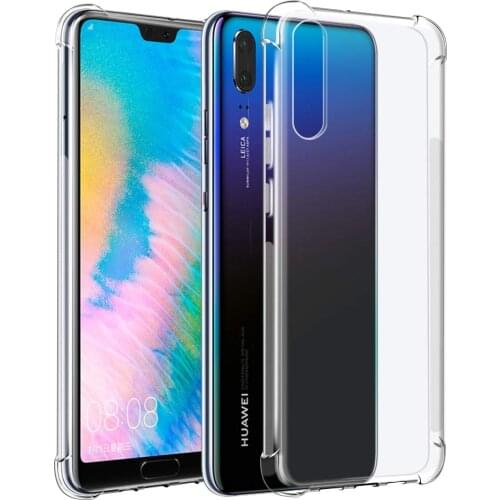 For Huawei P50 Pro P40 Lite 5G P30 P20 Lite 2019 Honor V(iew) 40 20 V30 Pro X10 MAX 5G Phone Soft Silicone Clear tpu Back Cover
