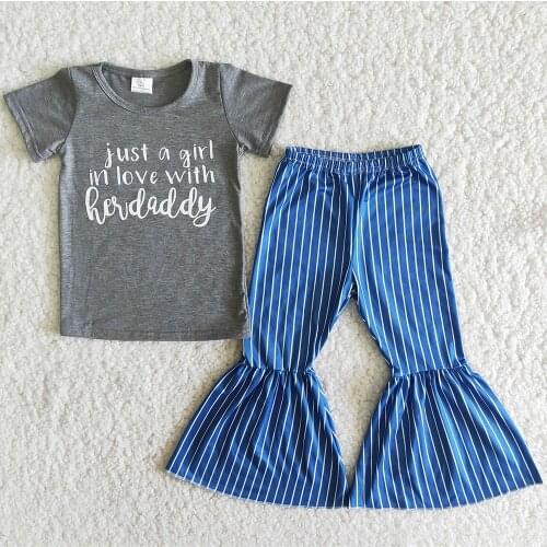 Hot Sale Infant Baby Girls Clothing Casual Wear 2 pcs Outfits Children Clothes Kids Designer Clothes Girl Spring Summer Clothing