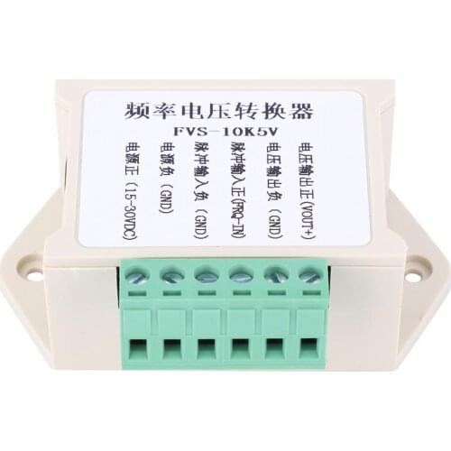 10KHz 5V Frequency To Voltage Signal Conversion Module 0-10KHz To 0-5V With Housing Frequency Converter