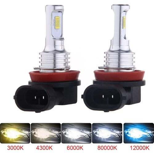 Muxall CSP Mini H7 LED H4 Lamps For Car Headlight Bulb Led H8 H11 Fog Light HB3 9005 HB4 4300K 6000K 8000K Led Lara Auto 12V