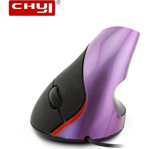 Wired Mouse Office 1600DPI 5 Buttons Ergonomic USB Optical Upright Vertical Mice For Desktop Laptop