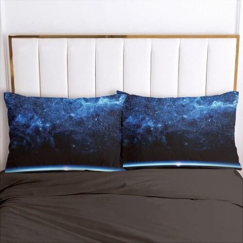 2 PCS Pillowcase 45x45/70x70/80x80/65x65/50x75,3D Pillow Case Custom,Decorative Pillow Cover Bedding Beautiful Galaxy,drop ship