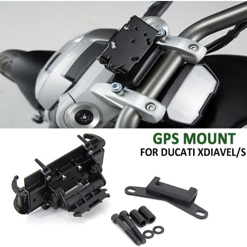 New GPS Mount For Ducati XDiavel/S 2016-2021 Motorcycle Accessories Bracket Mobile Phone Board Bracket Holder USB