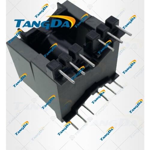PQ 3530 Tangda PQ3530 PQ35-30 core Bobbin 6+6pin 12p magnetic core+skeleton PC40 soft ferrite cores Transformers vertical V
