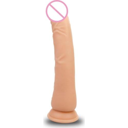 21.3*3.4cm 232g Realistic Dildo Big Penis With Suction Cup Sex Toys for Woman Female Masturbation Masturbator