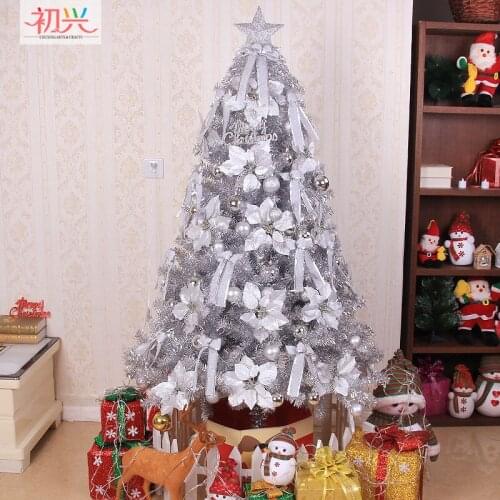 Silver Christmas Tree Artificial Christmas Tree Decorations Christmas Decoration For Home Decor