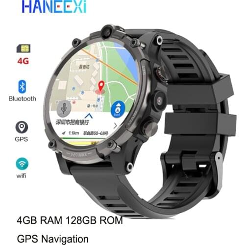 4G Smart Watch GPS WIFI Phone Call For Men 1.6Inch Full Touch Screen Clock Camera Video call Heart Rate bluetooth smartwatch