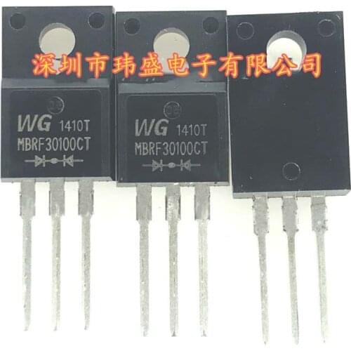 10pcs MBRF30100CT TO-220F B30100G MBR30100CT