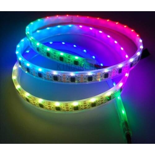 5mX Newest WS2811 IC controlled 020SMD side emitting RGB LED strip for car lighting 60led/m,60IC/m free shipping
