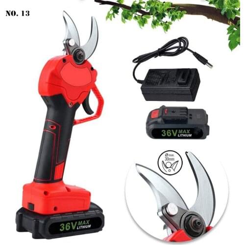 Electric Pruning Shears 36V Wireless Pruning Shears Electric Pruning Pliers Soft Rubber Grip 8-10 Working Hours Ergonomic Design