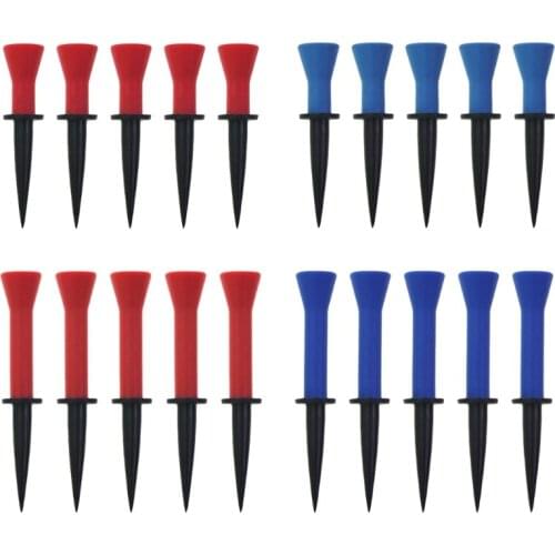 Golf Tees Big Cup Upgrade Unbreakable Reduce Friction Side Spin Durable Stable Long Tee for Golfer Practice