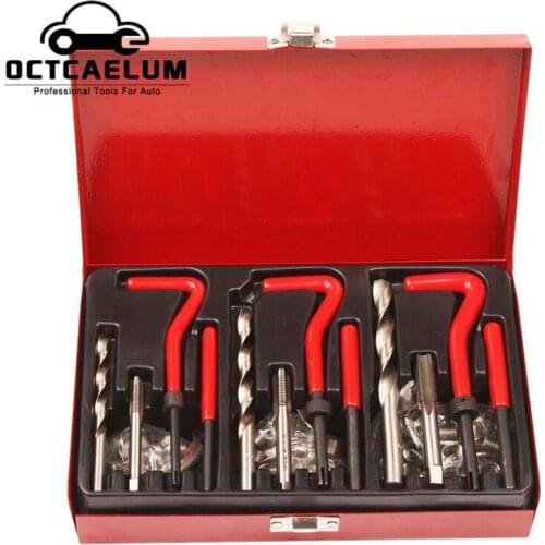 Car Motorcycle Damaged Thread Removal Repair Insert Tools M6 X 1.0/M8 X 1.25/M10 X 1.5 Auto Garage Repair Tools ST0154