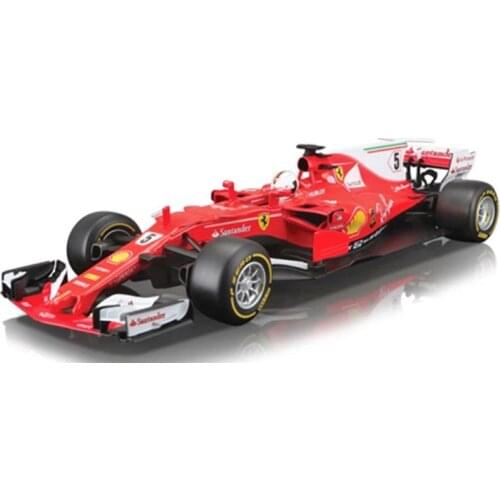 Bburago Ferrari Racing Formula 1 Car 1:18 SF70 Die Cast Model Toy Sebastian Vettel Kimi Raikkonen