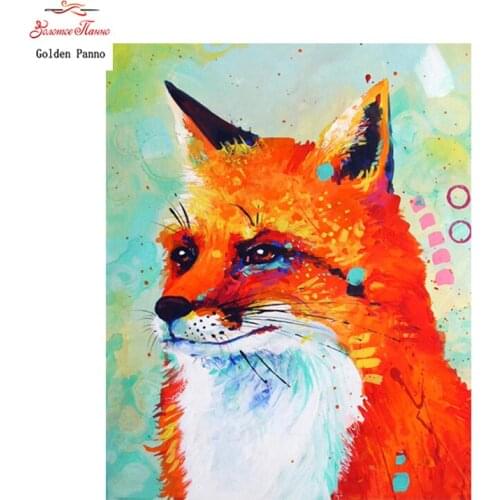 Golden Panno,Needlework,DIY DMC Cross stitch,11CT 14CT Sets For Embroidery kits,Precise unprinted smart animal Patterns Counted