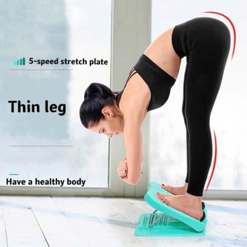 Non-slip adjustable portable folding fitness stretching board leg stretching pedal inclined board body stretching