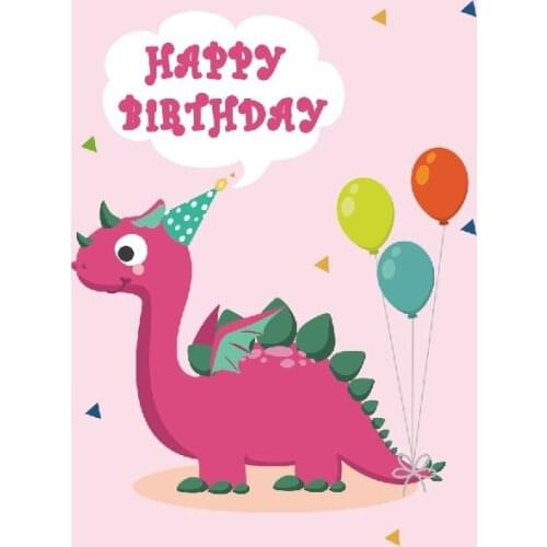 Safari Dinosaur Poster 100*80CM Backdrop Poster Kids Birthday Poster Green Forest Dinosaur Party Background Decoration