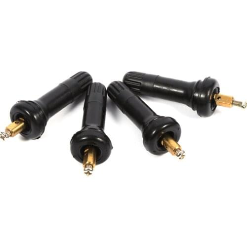 4pcs TPMS Tire Pressure Monitoring System Anti-explosion Snap In Tire Valve Stems Car Accessories valve caps tpms valve