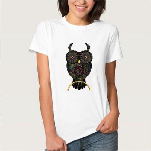 Retro Owl Iron-on Thermal Patches Sticker for Clothing Embroidery DIY Applique Heat Transfers for Clothes A-level Patch Washable