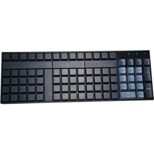 Waterproof Dustproof Mechanical Optical Axis Key Structure 105 Keys Programmable Keyboard With USB Interface KB105A