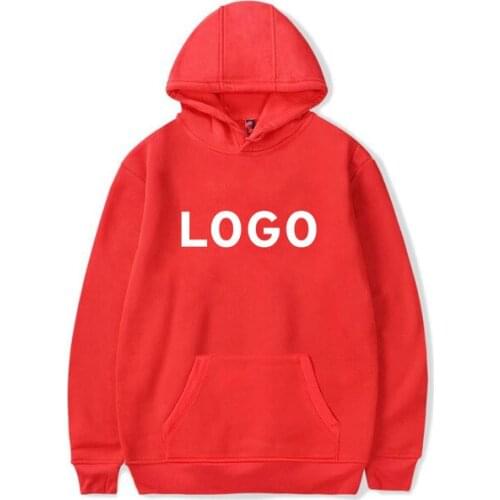 High Quality Personal Customized Logo Printing Hooded Sweatshirt Pullover Hoodies Sweatshirt One Piece MEN Women Clothing