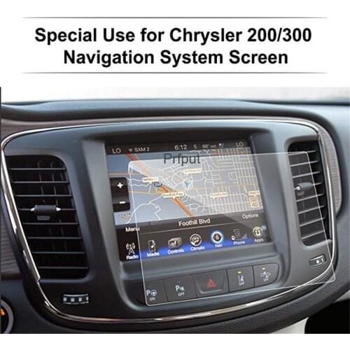 For Chrysler 200/300 / Pacifica 2017-2019 8.4 Inch Car Navigation Screen Protector Tempered Glass Touch Screen Protector