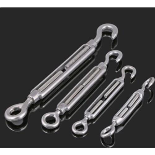 1pcs 304 stainless steel basket screw wire rope solencord tight wire open flower orchid bolt M4-M16