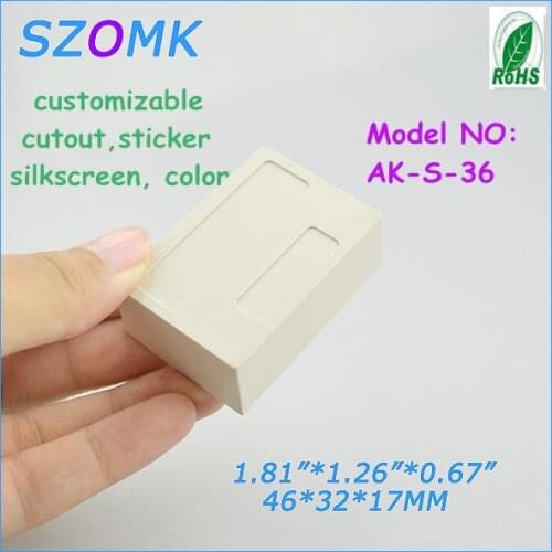 10 pieces a lot, Electronic Project box for Diy case 46*32*17mm plastic enclosure box szomk, electrical junction box