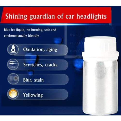 100ML Car Headlight Restoration Repair Coating Kit Headlight Polishing Anti-Scratch Liquid Headlamp Glass Restore