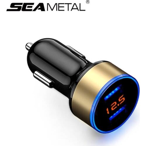 12v Car Socket Cigarette Lighter Charger Dual USB Chargers Cigarette Lighter Splitter Adapter 3.1A Fast Charging Car Electronics