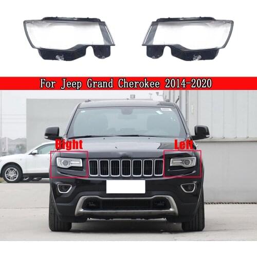 Car Headlight Shell Lamp Shade Transparent Cover Headlight Glass Headlamp Lens Cover For Jeep Grand Cherokee 2014~2020