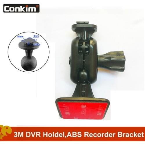 Conkim 360 degree Auto Navigation GPS 3M Adhesive Mount Car DVR Holder for Video Recorder Cam AT66A/G1W/G1WH Car Accesso