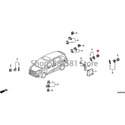 Car rear bumper electric eye hon dao dys sey reversing radar sensor reversing radar clip radar sensor angle sensor switch